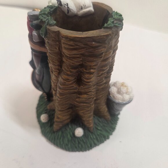 Resin Golf Décor Office Desk Caddy Pen Well   Cute little desk sitter for pens, - Picture 6 of 12